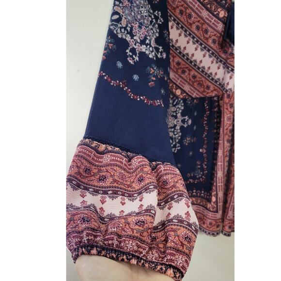 Artesia Blouse Womens X-Large Whimsical Cottage Core Boho Long Sleeve Top NWOT - Picture 5 of 8